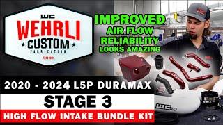 WCFab 2020 - 2024 L5P Duramax Stage 3 High Flow Intake Bundle Kit