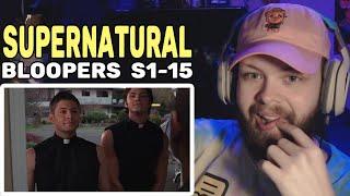 JerBear Reacts to Supernatural Season 1-15 Bloopers