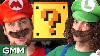 Super Mario Smash Block Challenge ft. Game Grumps