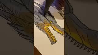 Drawing the Ghidorah From Godzilla King of the Monsters