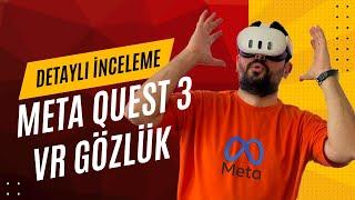 Meta Quest 3 - Detaylı İnceleme - Kutu Açılımı - Kurulum - Oyun ve Uygulama Testleri #metaquest3