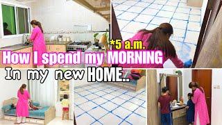 *AMAZING* How to Clean FLOOR TILES like a Magic5.A.M MORNING ROUTINE , Breakfast & Lunchbox