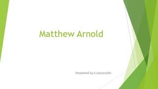 Matthew Arnold in Tamil.