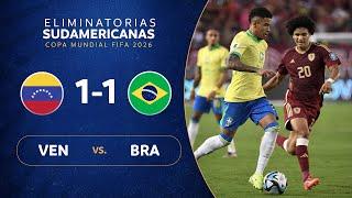 VENEZUELA vs. BRASIL [1-1] | RESUMEN | ELIMINATORIAS SUDAMERICANAS | FECHA 11