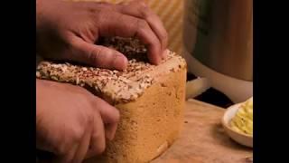 Freshly baked Multi Grain Bread at the comfort of your home using Kent Atta and Bread Maker.