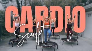 30 MIN HIIT Mini Trampoline Cardio Sculpt | At Home Fat Burn Workout