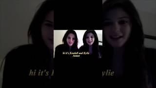 Kendall and Kylie first YouTube video! New viral video #viralvideo #viralshort #fashion #celebrity