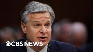 FBI Director Christopher Wray details $11.3 billion budget request at Senate hearing | full video