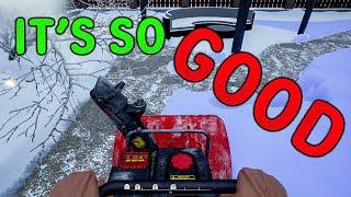 The Snow Blower Is Amazing - Snow Plowing Simulator