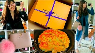 VLOG- LV UNBOXING *Exchanged*, HOW to make Korean Pancake, OOTDs, Lindiess Charms!