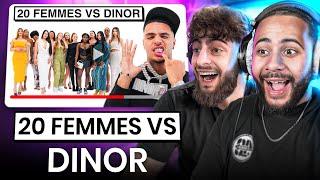 ON REACT À DINOR VS 20 FEMMES AVEC BYILHAN