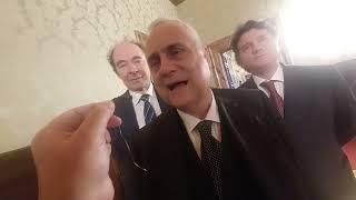 Arriva Tudor: la Lazio cambia allenatore, intervista al senatore Claudio Lotito