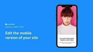 Learn: How to edit the mobile version of your Portfoliobox website