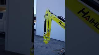 1T Haihong Mini Excavator Swing Boom & Adjustable Tracks