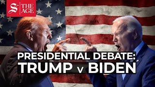 Biden v Trump: Key moments from the US presidential debate