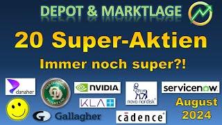 Die besten Aktien 2024 - 20 Super-Aktien ... Buy-the-Dip nach der Korrektur?! - August 2024