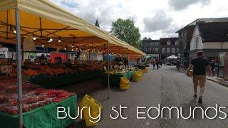 Early morining walk around Bury St Edmunds on Market Day