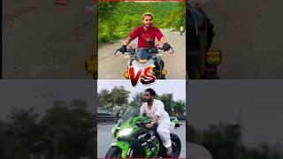 Aamir Majid vs Biker Boy Zahir drag race | MotoNBoy #motonboy #aamirmajid #bikerboyzahir #racecar