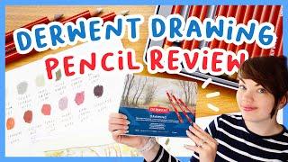 Swatching, testing and comparing Derwent Drawing pencils! Full review ️