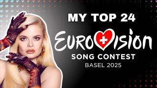 #unitedbymusic EUROVISION SONG CONTEST 2025 MY TOP 24