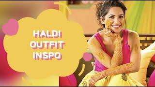 HALDI OUTFIT INSPO 2022 | Trending haldi Outfits | bridal haldi look | Eventswedo