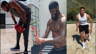 NBA Players Motivational Workout Quarantine Style + Unboxing Addsfit Massage Gun