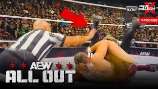 AEW REFEREE FIRES BACK AT MARK HENRY AFTER CRITICISM OF MATCH SPOT!