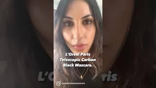 L’Oreal Paris telescopic carbon black mascara demo