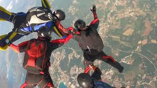 Skydiving tandem group FS 4-way Skydive Croatia