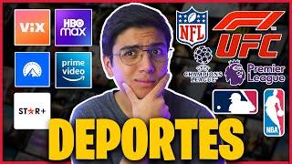  La MEJOR PLATAFORMA si eres FAN de los DEPORTES | STAR PLUS, HBO MAX, PARAMOUNT, VIX, PRIME VIDEO