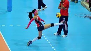 Brenda Castillo | Amazing Volleyball Libero | Crazy Saves (HD)