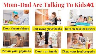 Short Phrases For Parents To Talk To Children In English #1 | Phrases For Daily Use At Home |