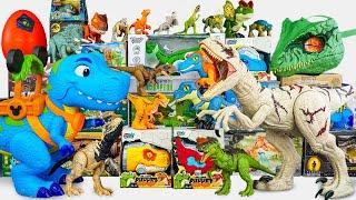 Unboxing Review Jurassic World ASMR | Dinosaurs Toys, T-rex, Atrociraptor, Triceratops, Uncaged