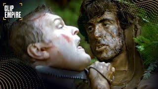 Rambo Fights The Search Party | First Blood