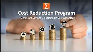 Cost Reduction Program: 5 Strategies and 60 Tactics for Impact