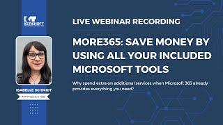 More365: Save Money by Using All Your Included Microsoft Tools