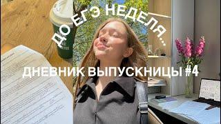 ДНЕВНИК ВЫПУСКНИЦЫ #4| study with me| химбио 2024