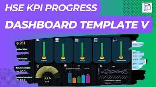 Safety  KPI Progress Dashboard Template V - Download for free| Link Below