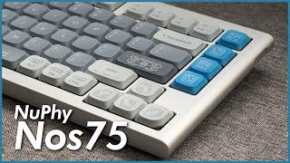 NuPhy Nos75 Review | A Sleek and Slim Low-Profile All Aluminum Custom Keyboard!