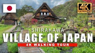 Japans Most Beautiful Village, Shirakawa-go | 4K Relaxing Japan Walk - 4K HDR 60fps