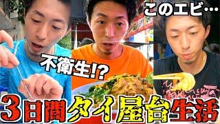 【検証動画】３日間不衛生なタイの屋台飯食べ続けたらお腹壊す説