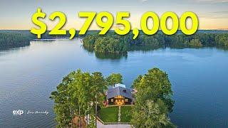 Touring a $2.7 Million Dollar Home on Lake Martin in Alabama