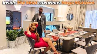 Zari Tours an Ultra Luxurious Mega Mansion | Ultimate Exquisite Modern Home | Interior Design