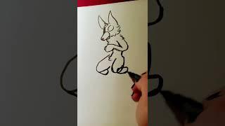 how I draw dynamic digitigrade legs- part one #art #artwork #furries #arttutorial