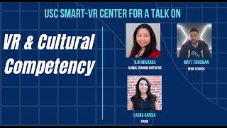 SMART-VR Talk: VR & Cultural Competency