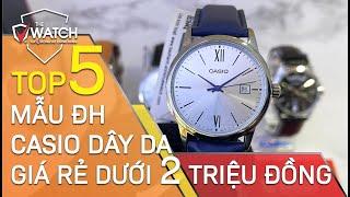 Top 5 Mẫu Đồng Hồ Nam Casio Dây Da Giá Dưới 2 Triệu Đáng Mua Nhất 2022