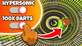 How Far Can Every 100X HYPERSONIC 0-0-0 Go in Bloons TD6?