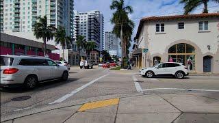 4K EdgeWater Neighborhood , Fall Cycling Virtual Travel Tour , Miami Florida , November 2024