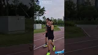 하늘님 피자님 제대로 땀 터졌어요.ㅎㅎ#오픈케어 #오픈케어베스트크루 #동탄러닝크루 #동탄여울공원트랙 #5ktraining #5k훈련