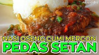 vlog #155 | Nasi Oseng Cumi Mercon Pedas Setan!!! | Nasi Dulang Daun Pisang